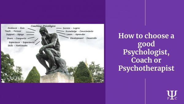 Couple Therapy: How to choose a good Psychologist, Coach or Psychotherapist